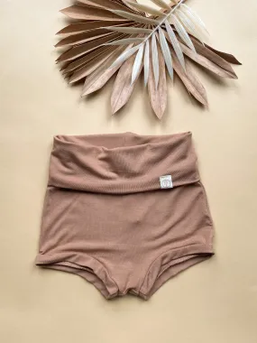 2/3T, 4/5T | Fold Over Bloomers | Clay | Bamboo