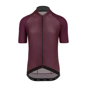 Bioracer Sprinter Coldblack Mens Cycling Jersey (Light Bordeaux)