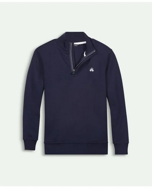 Brooks Brothers Boys Half-Zip Sweatshirt Navy