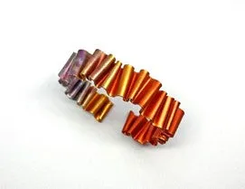 CABO | Bangle | Mermaid's Tail Collection | Bangle - Orange/Marble