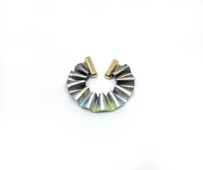 CABO | Mermaid's Tail Metal Collection | Ear Cuff | Black/Marble