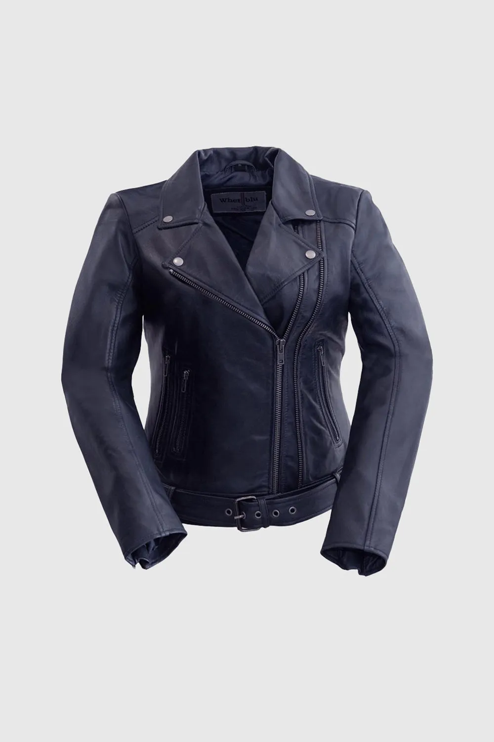 Chloe Womens Fashion Leather Jacket