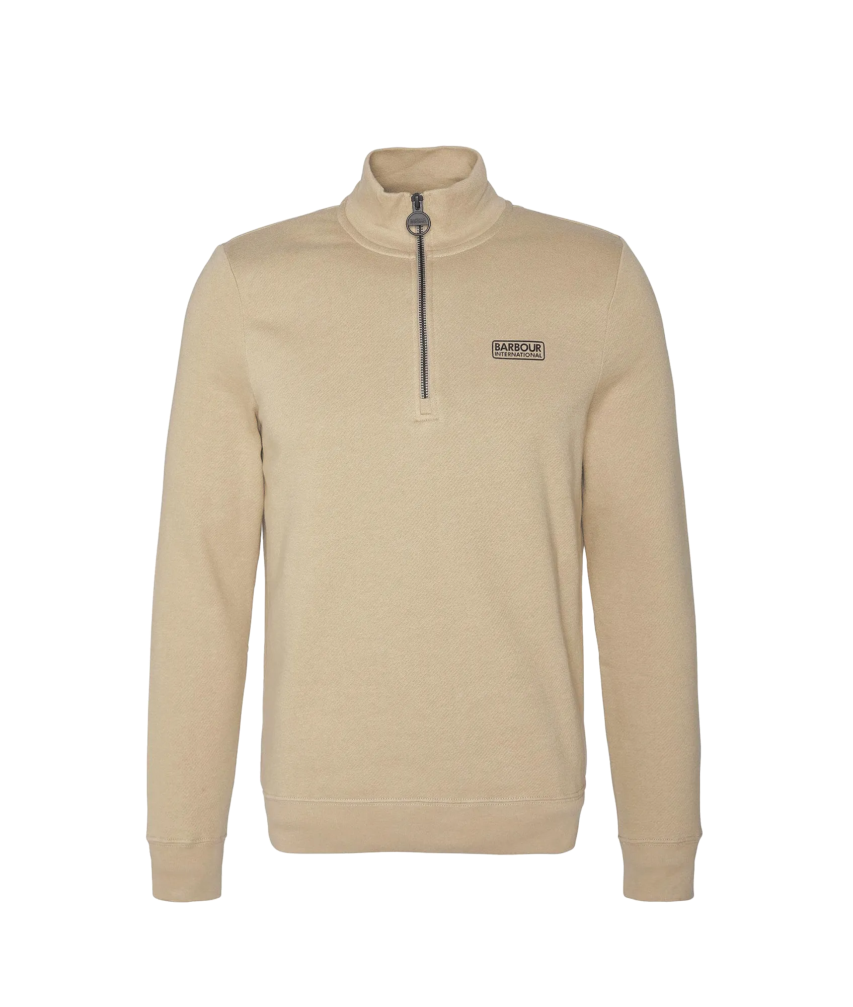 Essential Half-Zip Sweatshirt - Beige