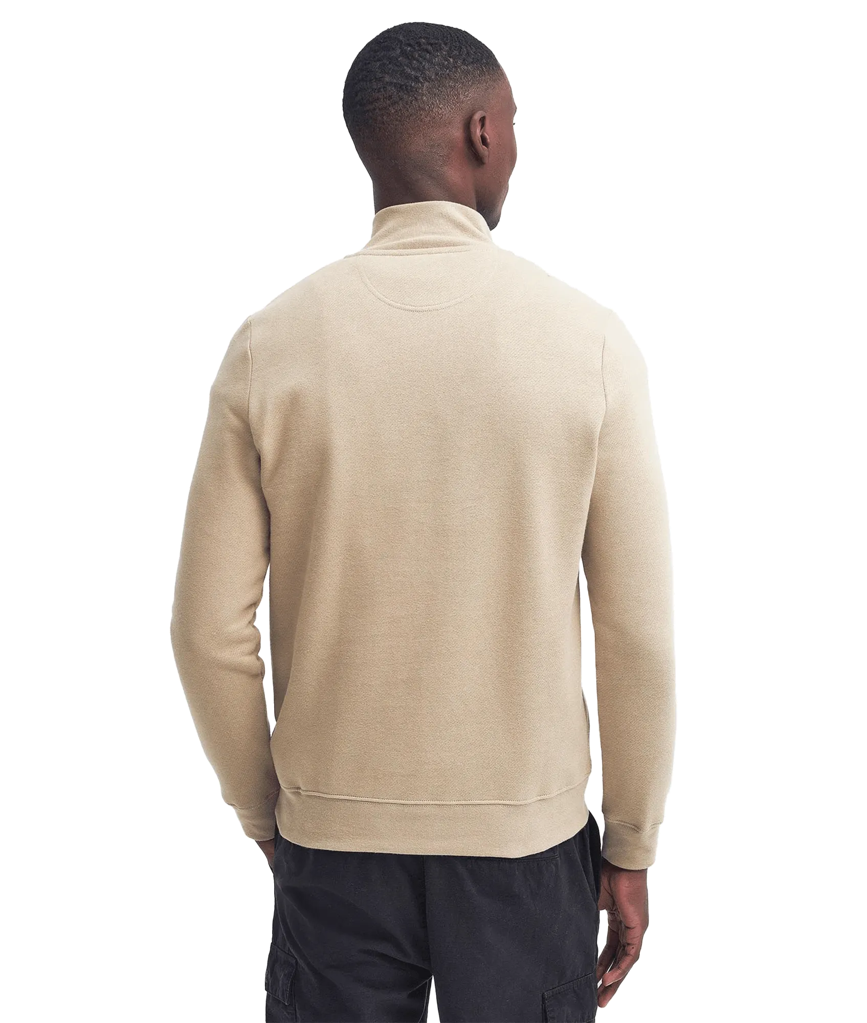 Essential Half-Zip Sweatshirt - Beige