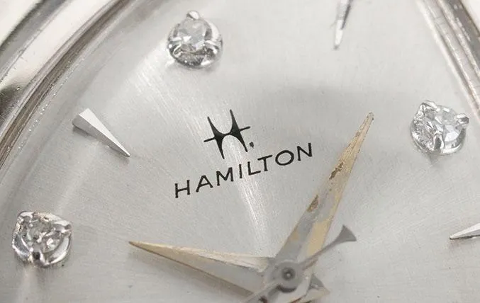 Hamilton Early 1960s Ventura in White Gold