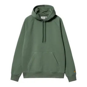 Hooded Chase Sweat - Duck Green/Gold