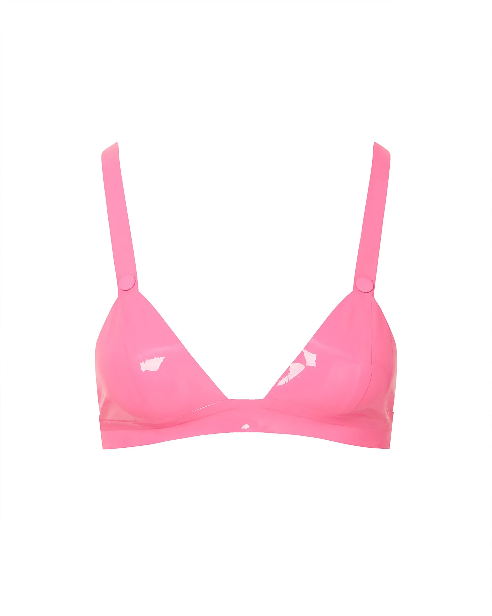 Latex Reggiseno Morbido Rosa Bubblegum