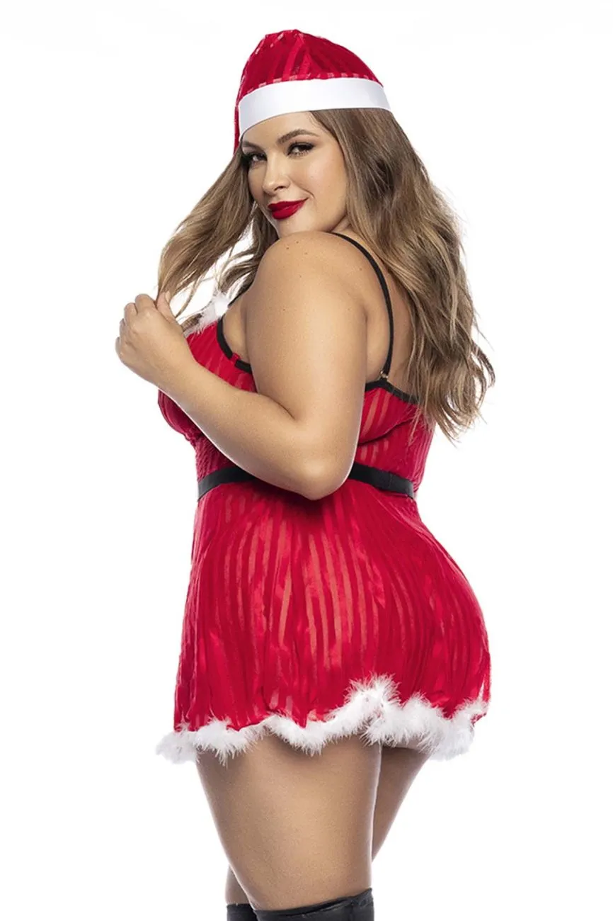 Mapale 60010X Costume Mrs Claus Color Only Color