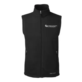 Marmot Fleece Vest With White Logo