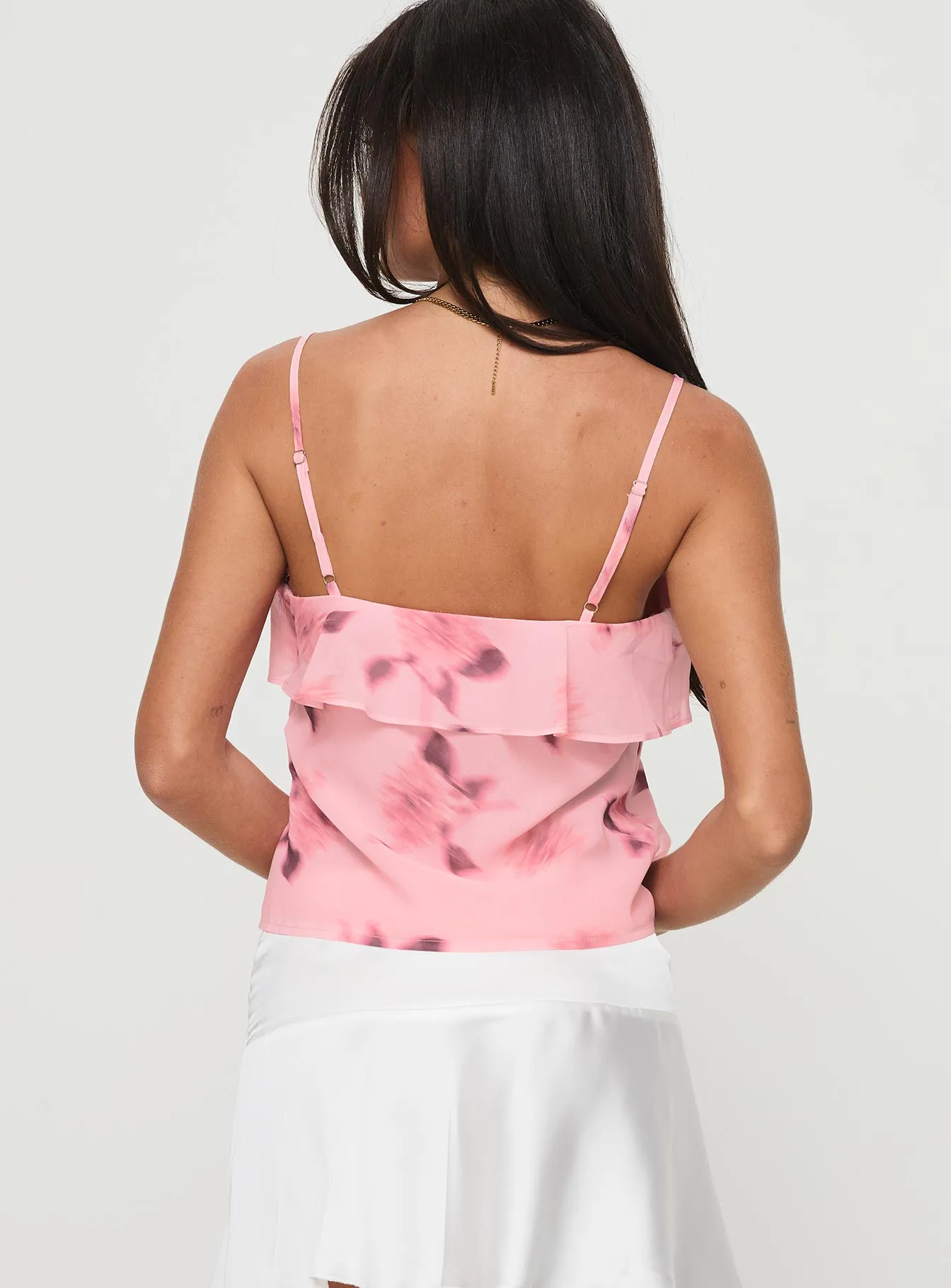 Nectarine Top Pink Floral