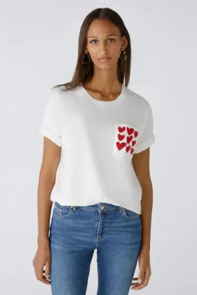 Oui Heart Pocket T-Shirt