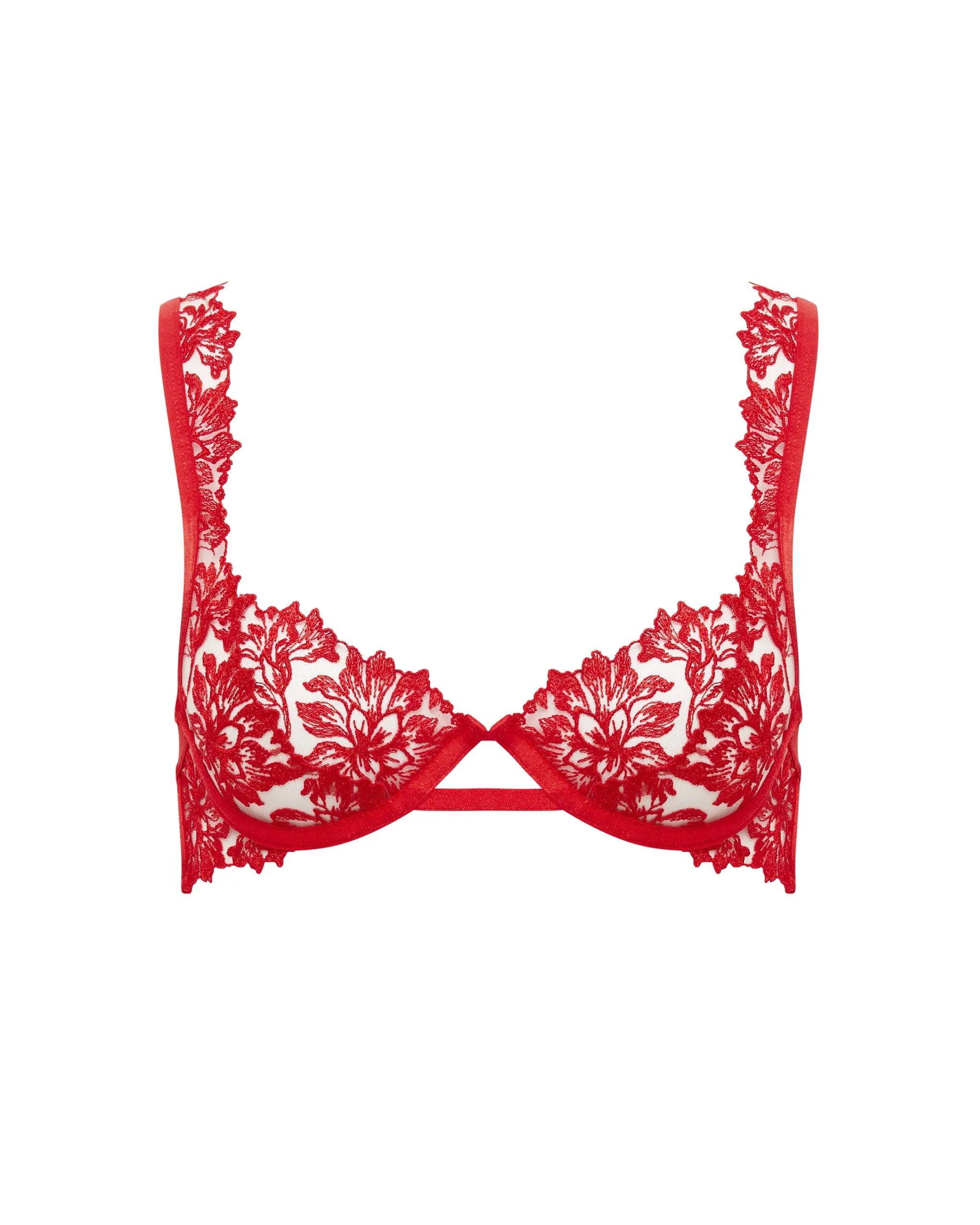 Samara Reggiseno con Ferretto Rosso/Trasparente