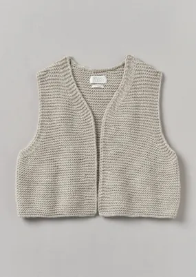 Textured Knit Gilet | Harvest