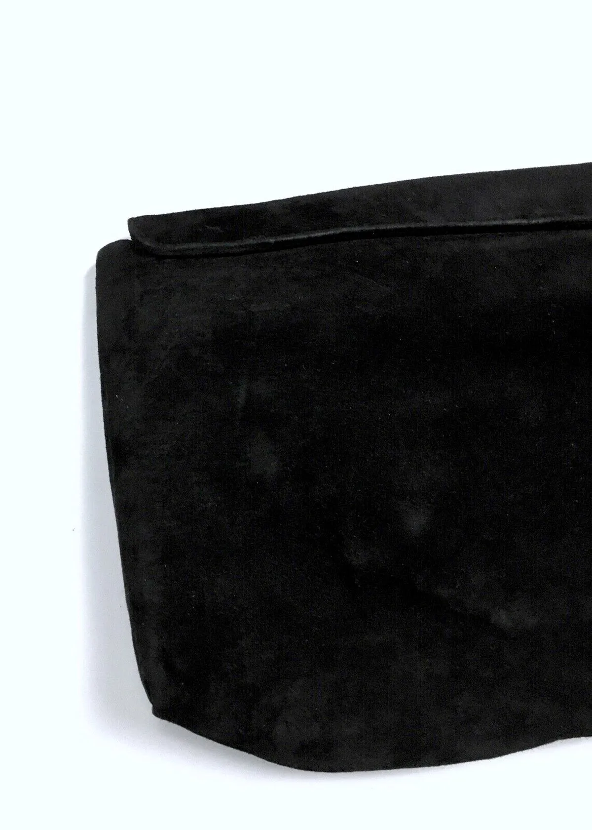 Vintage Viva of California Black Suede Clutch